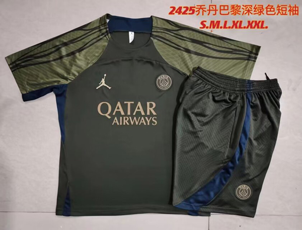 2024-25 Paris Short sleeve training suit