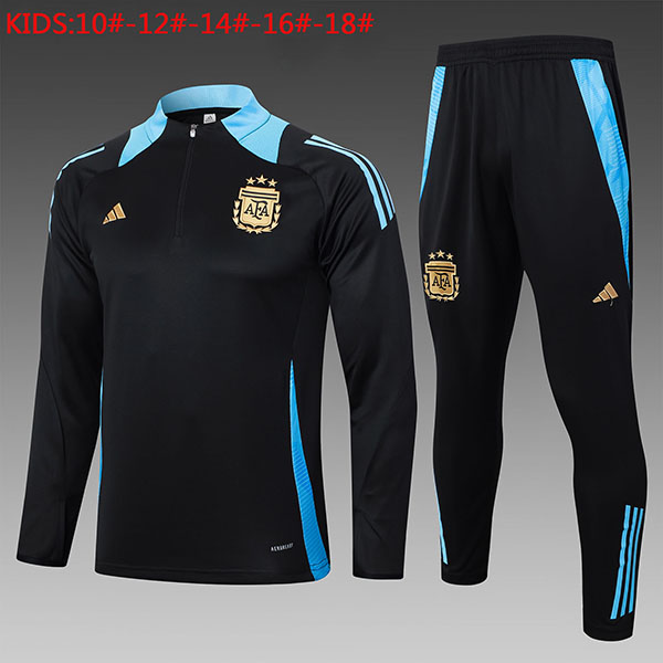 2024 -25 Argentina Half zipper KIDS Training suit