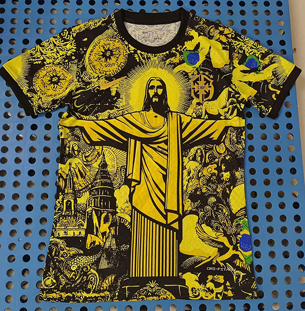 2024-25 Brazil yellow JESUS version