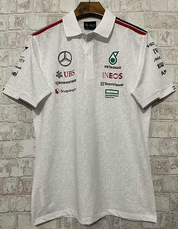 2024 F1 Formula Mercedes white Polo