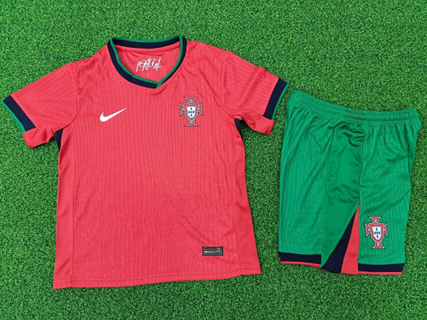 2024-25 Portugal home Player Version kids