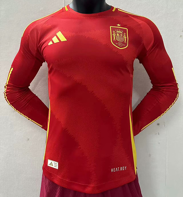 2024-25 Spain Home Long Sleeve player version