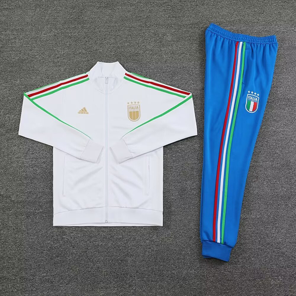 2024-25 Italy White Jacket training suit