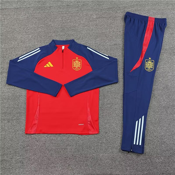 2024-25 Spain Half zipper Training Suit