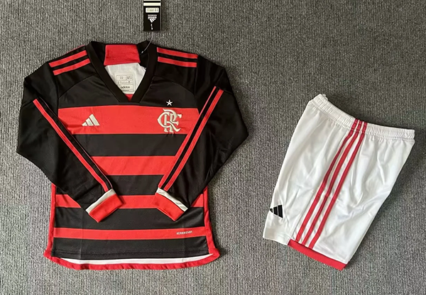 2024-25 Flamengo home long sleeves kids