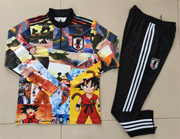 Japan &Dragon Ball Edition Half zipper training suit
